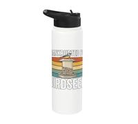 In bancarotta da Birdseed Birding Hobby Backyard Birdwatching Stainless Steel Insulated Water Bottle