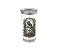 In bancarotta da Birdseed Crow Bird Feeder Humor Bicchiere termico in acciaio inox doppia parete