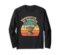 in bancarotta da Birdseed Funny Bird Watching Lover Maglia a Manica