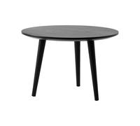 In Between SK14 Tavolino Rovere Laccato Nero Ø60 cm