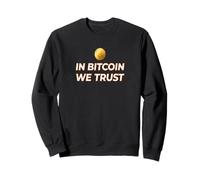 In Bitcoin ci fidiamo della libertà delle criptovalute, del potere del bitcoin Felpa