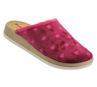 IN BLU SCARPE DONNA CIABATTA CON CUORICINI (CT40-BO)