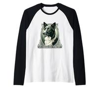 In Border Collie ci fidiamo del divertente cane collie vintage Maglia con Maniche Raglan