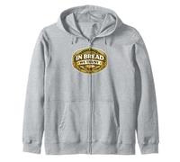 in Bread We Trust Funny Sourdough Bread Baking Pun Baker Felpa con Cappuccio