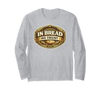 in Bread We Trust Funny Sourdough Bread Baking Pun Baker Maglia a Manica