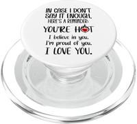 In Case I Don't Say It Enough Couples Romantic Husband Wife PopSockets PopGrip per MagSafe