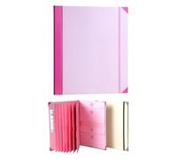 In Case I Go Missing Raccoglitore, If i Die Raccoglitore Organizer Folio Cartelle con Tasche per Documenti Importanti da Ufficio Espandibile Organizer (Rosa Addensato)