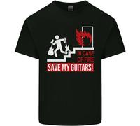 In Caso Di Emergenza Salva Le Mie Chitarre Maglietta Per Bambini