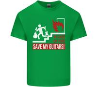 In Caso Di Emergenza Salva Le Mie Chitarre Maglietta Per Bambini