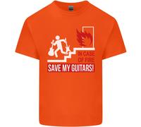 In Caso Di Emergenza Salva Le Mie Chitarre Maglietta Per Bambini