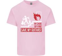 In Caso Di Emergenza Salva Le Mie Chitarre Maglietta Per Bambini