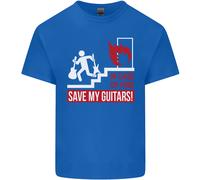In Caso Di Emergenza Salva Le Mie Chitarre Maglietta Per Bambini