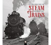 In Celebration of Steam Trains Wall Calendar 2027 (Art Calendar)