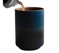 in ceramica per acqua, 220 ml, grande capacità, in stile giapponese, bottiglia di argilla interna, per succhi con sfumatura di colore, per bevande calde, cappuccino, succhi, cocktail