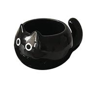 in ceramica per gattini, da tè e caffè, 13 x 7,5 cm, 210 ml, supporto per bevande fredde e calde per tutte le stagioni, birra, cocktail, cioccolato al latte, simpatico regalo per la donna