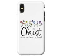 In Christ Alone My Hope is Found John 14:6 Christian Jesus Custodia per iPhone X/XS