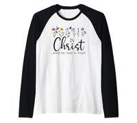 in Christ Alone My Hope is Found John 14:6 Christian Jesus Maglia con Maniche Raglan