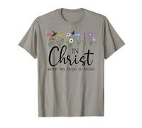 in Christ Alone My Hope is Found John 14:6 Christian Jesus Maglietta