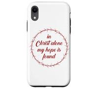 In Christ Alone, My Hope is Found - Passover Easter Thorns Custodia per iPhone XR
