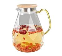 In Con Coperchio - Contenitore Per Bevande Trasparente, Limonata, Acqua, Succo, Tè, Caffè, Caraffa Con Manico, Dispenser Per Bevande Fredde Di Grande Capacità | Dispenser Di Succo Da Cuci