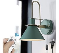 -in con Palette murali di Tromba, 10w 800lm Smart Remote Control Lampada a Parete dimmerabile, Lampada a Parete con in Cavo o Illuminazione di Installazione a Filo Duro ， per Lo Studio del corridoio