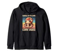 in Corn Snakes We Trust Grass Snake Rettile Felpa con Cappuccio
