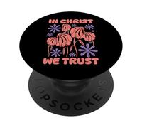 In Cristo ci fidiamo - Bibbia Cristiana Versetto Fede PopSockets PopGrip Adesivo