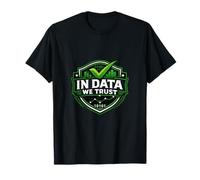 in Data We Trust Badge Checkmark Data Science Design Maglietta