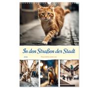 In den Straßen der Stadt - Tiere mitten unter uns (Wandkalender 2026 DIN A3 hoch), CALVENDO Monatskalender: Tiere finden sich auch im städtischen Trubel erstaunlich gut zurecht.