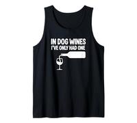 in Dog Wines ne Ho Avuto Solo Uno - Funny Wine Lover Canotta