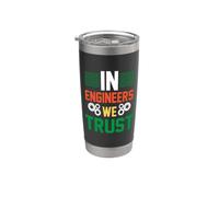 In Engineers We Trust Engineer Engineering Job Titiles Bicchiere termico in acciaio inox doppia parete