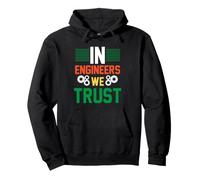in Engineers We Trust Engineer Engineering Job Titiles Felpa con Cappuccio