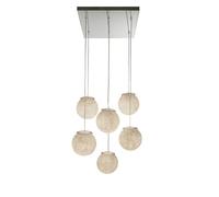 IN-ES.ARTDESIGN lampada a sospensione SEI LUNE in Nebulite