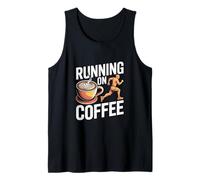 in Esecuzione sulle Vibrazioni della Caffeina del Corridore della Maratona del caffè Canotta