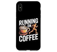 In esecuzione sulle vibrazioni della caffeina del corridore della maratona del caffè Custodia per iPhone XS Max