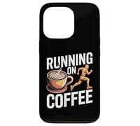In esecuzione sulle vibrazioni della caffeina del corridore della maratona del caffè Custodia per iPhone 13 Pro