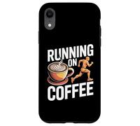 In esecuzione sulle vibrazioni della caffeina del corridore della maratona del caffè Custodia per iPhone XR