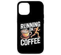 In esecuzione sulle vibrazioni della caffeina del corridore della maratona del caffè Custodia per iPhone 12/12 Pro