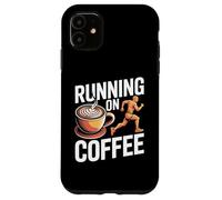 In esecuzione sulle vibrazioni della caffeina del corridore della maratona del caffè Custodia per iPhone 11