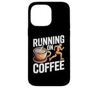 In esecuzione sulle vibrazioni della caffeina del corridore della maratona del caffè Custodia per iPhone 14 Pro Max