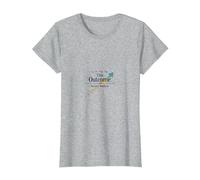 in Esso per Il Risultato: Viaggio ispiratore dell'assistente Sociale Maglietta, Donna, Grigio Melange, XL