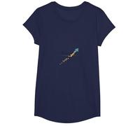in Esso per Il Risultato: Viaggio ispiratore dell'assistente Sociale Maglietta, Ragazze, Navy, XS