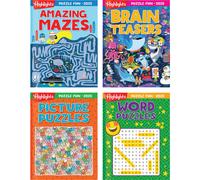 In evidenza Puzzle Fun 2025 Libri di puzzle per bambini dai 6 anni in su Set di 4 libri di rompicapo, labirinti, puzzle di parole e altro ancora