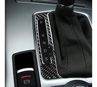 In Fibra di Carbonio Accessori Interni Auto Controllo Centrale Gear Shift Copertura Trim Per Audi A6 S6 2005 2006 2007 2008 2009 2010 2011 (Left Drive)