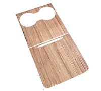 In Fibra Di Carbonio Decorazione Controllo Centrale Wrap Cover Kit Sticker Pellicola Interna Per Tesla Modello 3 Y 2021 2022 Autoadesivo(Wood Grain)