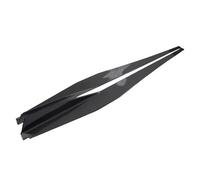 In Fibra Di Carbonio/Nero Lucido Minigonne Laterali Auto Parti Del Corpo Kit Spoiler Diffusore Splitter Per Chevy Per Corvette Per C8 Z06 Minigonne Laterali Auto(Glossy black)