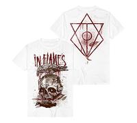 In Flames All for Me Uomo T-Shirt Bianco XL 100% Cotone Regular