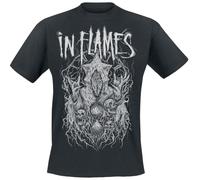 In Flames Buried Time Uomo T-Shirt Nero M 100% Cotone Regular