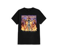 In Flames Clayman Cover Uomo T-Shirt Nero 100% Cotone Regular