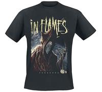 In Flames Foregone Uomo T-Shirt Nero 100% Cotone Regular